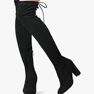 Black Over-the-Knee Women's Boots